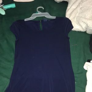 Navy blue dress